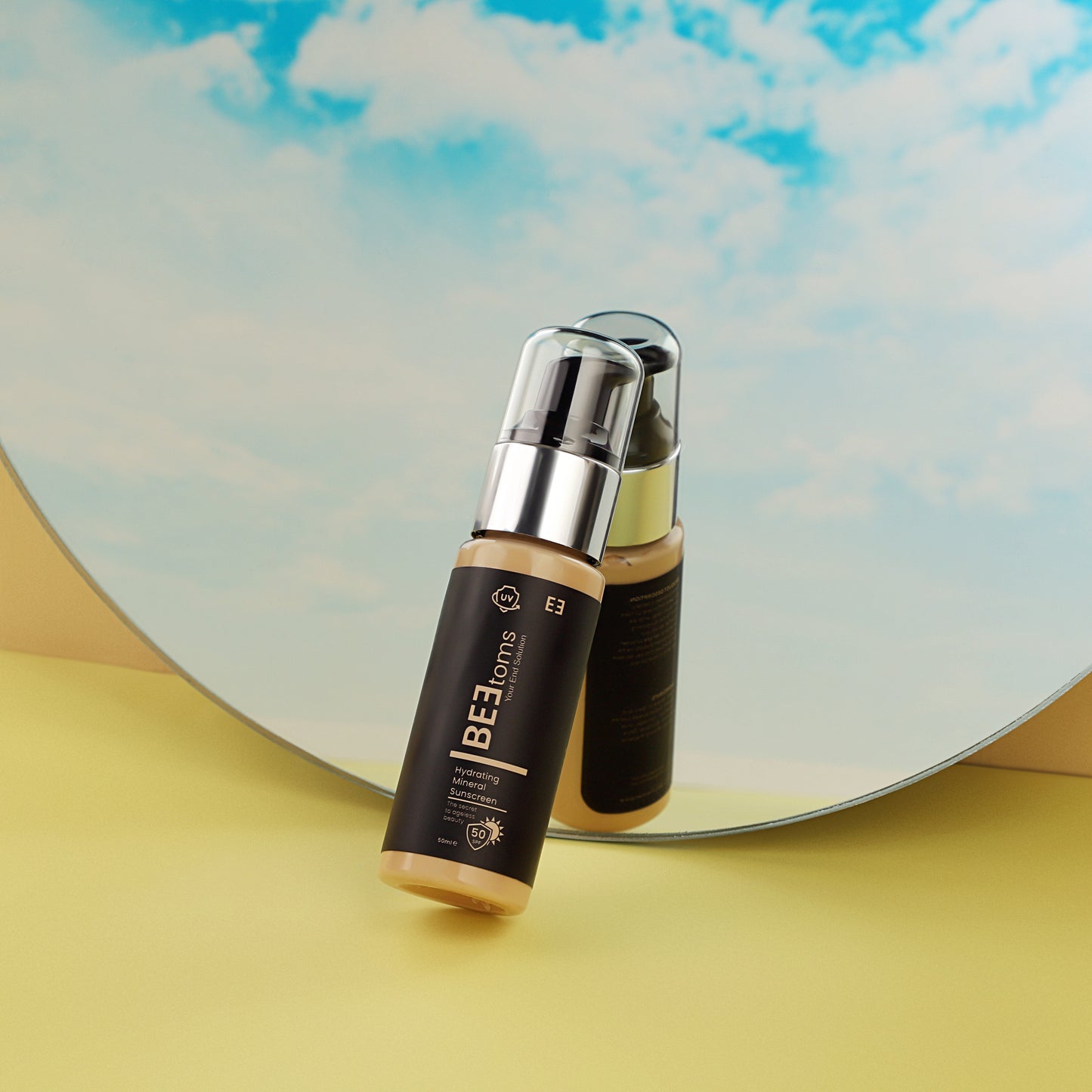 BEEtoms Hydrating Tinted Mineral Sunscreen SPF 50 (50ml) | Invisible Daily UV Shield