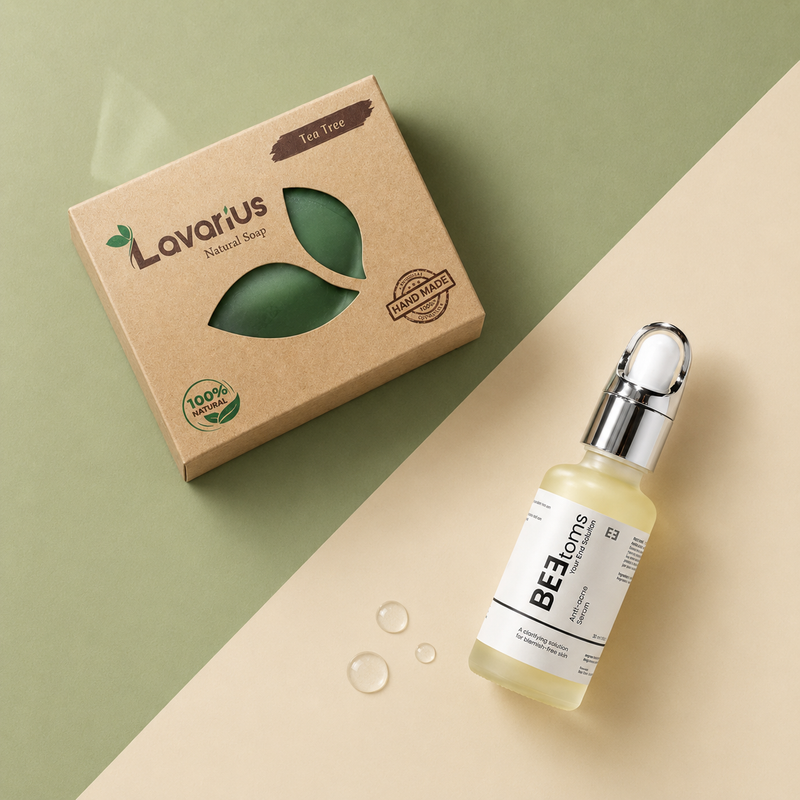 The Acne End-Game System | Acne Control Serum + Soap Bundle