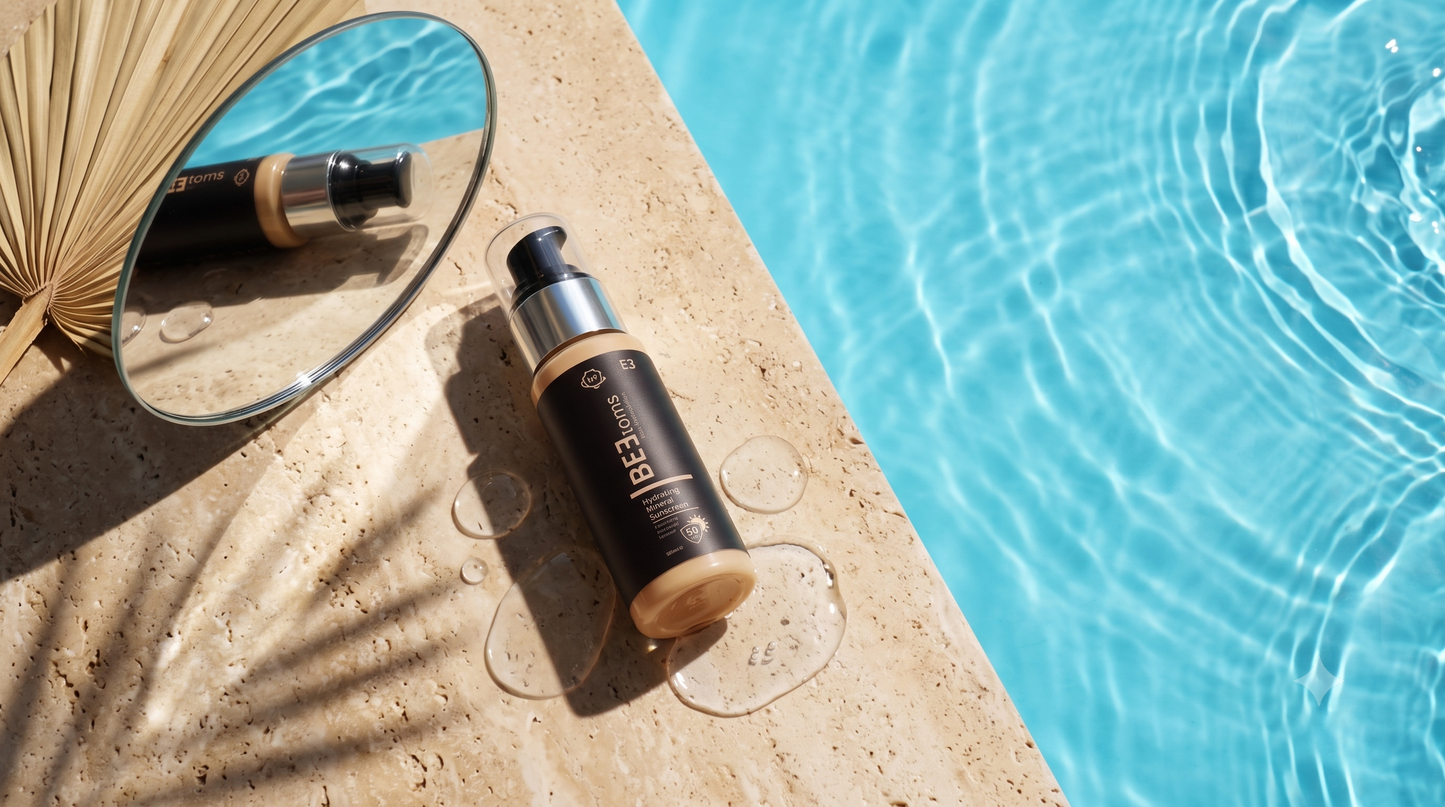 BEEtoms Hydrating Tinted Mineral Sunscreen SPF 50 (50ml) | Invisible Daily UV Shield