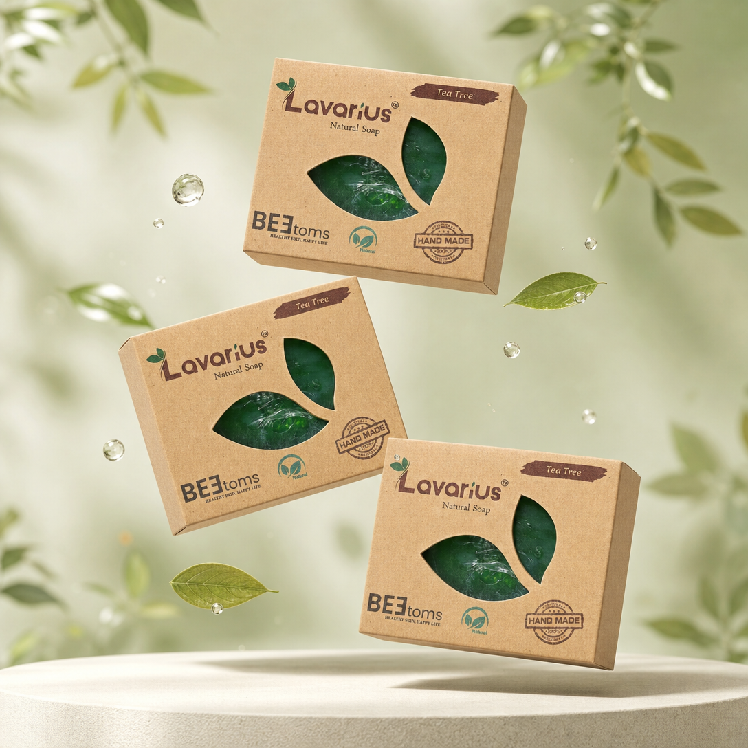 Lavarius Tea Tree Clarifying Soap | Acne-Defense & Pore Purifying
