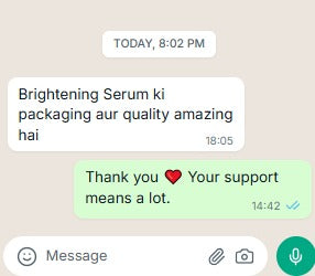 Customer review
