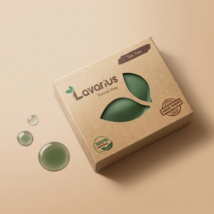 Lavarius Tea Tree Clarifying Soap | Acne-Defense & Pore Purifying