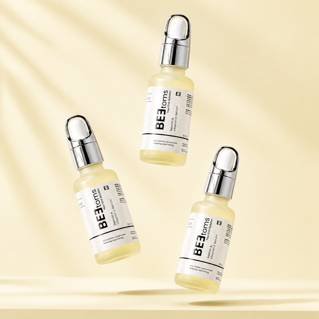 BEEtoms Retinol & Vitamin E Night Serum | Anti-Aging & Acne Defense